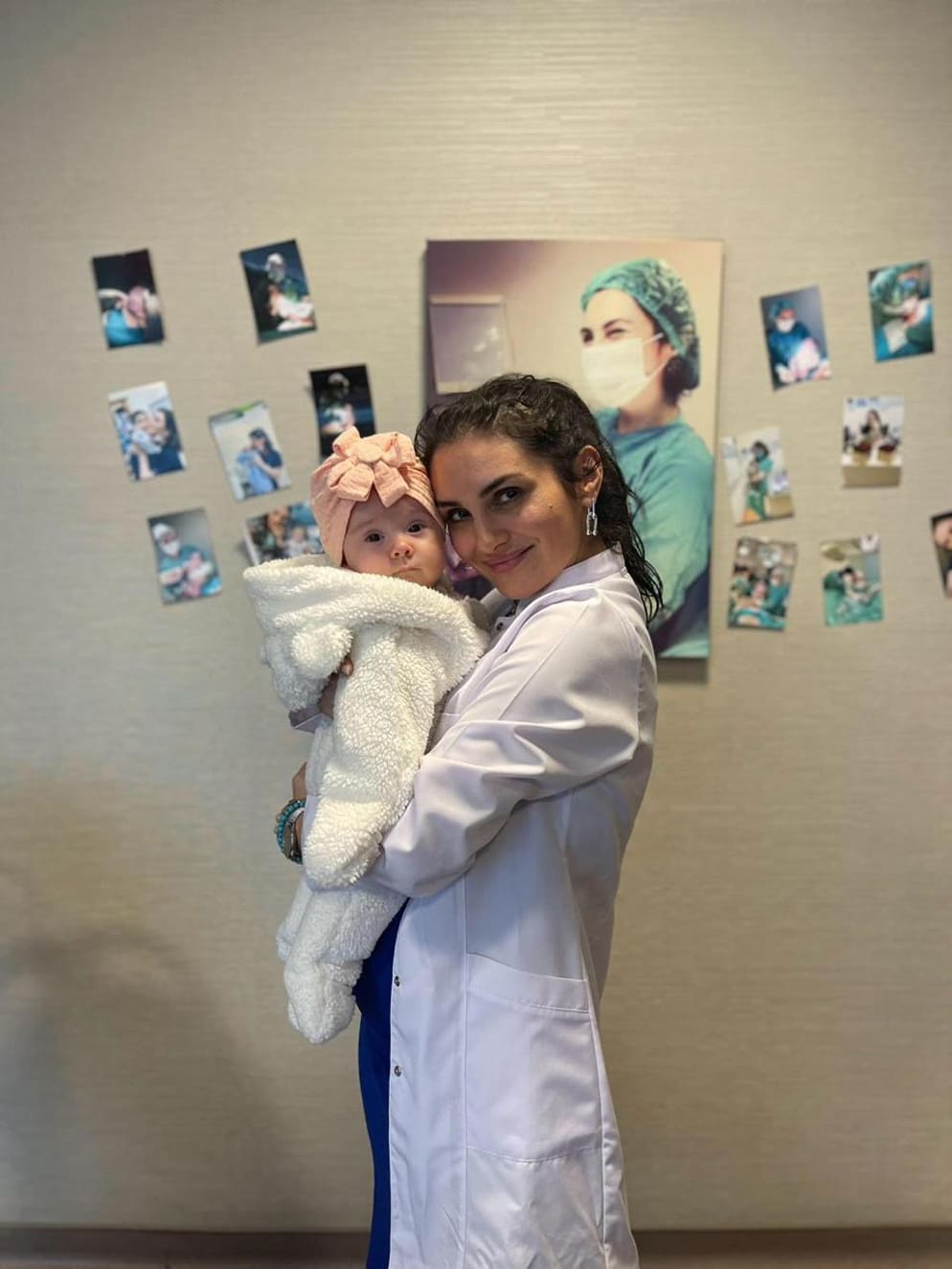 Female gynecologist in clinic during a casual professional moment